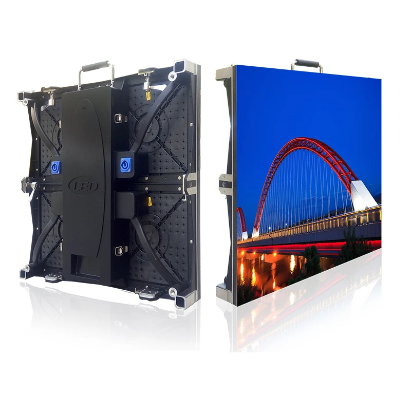 

High Resolution Indoor P3.91mm 500x500mm Die Casting Aluminum Cabinet Full Color Led Didsplay Video Wall Screen for TV Stage