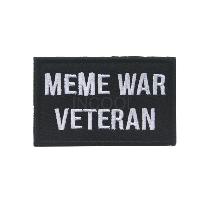 Embroidered Patch Meme War Veteran Patch Embroidery Patches For Jackets Jeans Backpack Cap