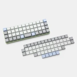 XDA DSA Blank PBT Keycaps Suitable For Ortholinear Layout MX Keyboard XD75 ID75 Planck Preonic Niu40