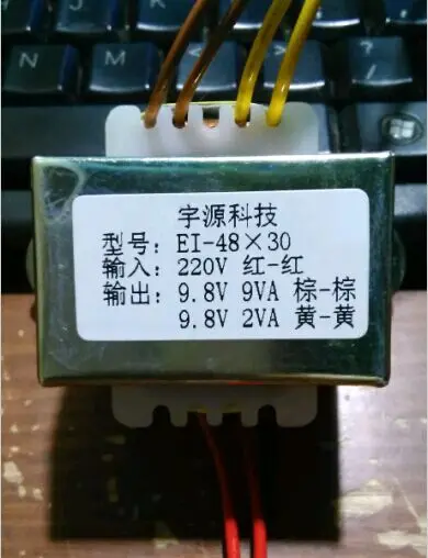 

All copper wire multimedia bass cannon 9.8V/9VA/9.8V/2VA to 15W220V custom transformer