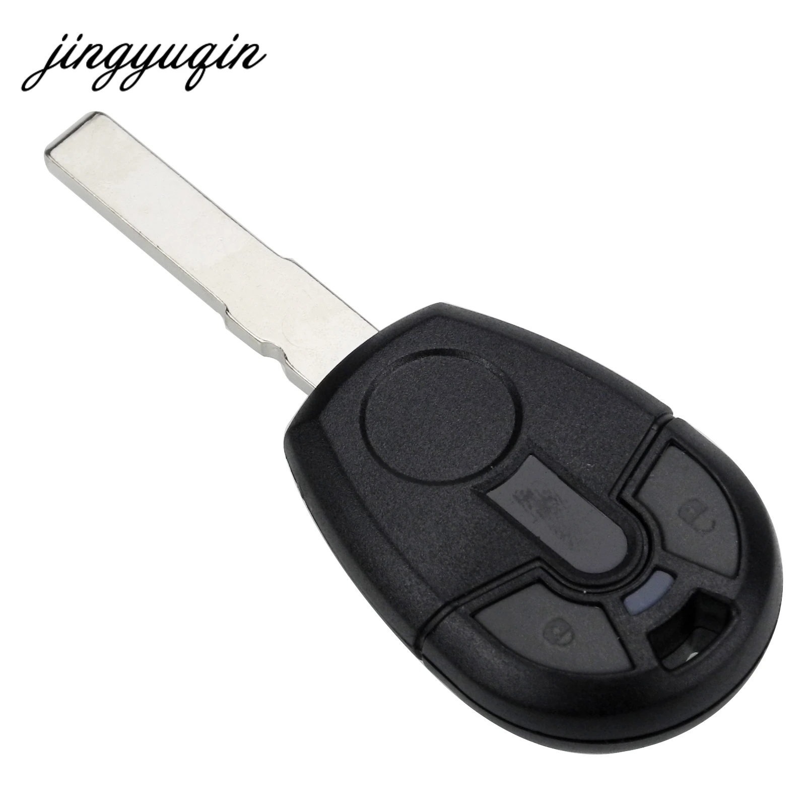 jingyuqin 50pcs/lot 2 Buttons Remote Car Key Shell For Fiat Positron Transponder Key Cover Blank Case Replacement