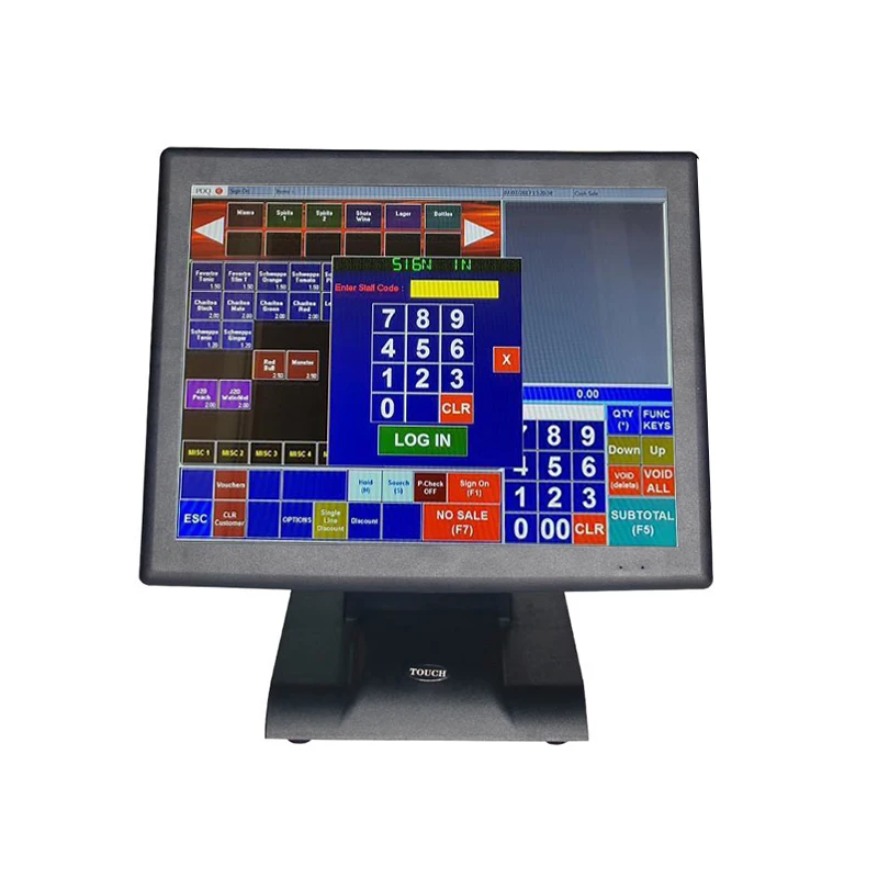 Free shipping 15 inch touch cash register restaurant pos system restaurant equipment China Manufactoture image 3
