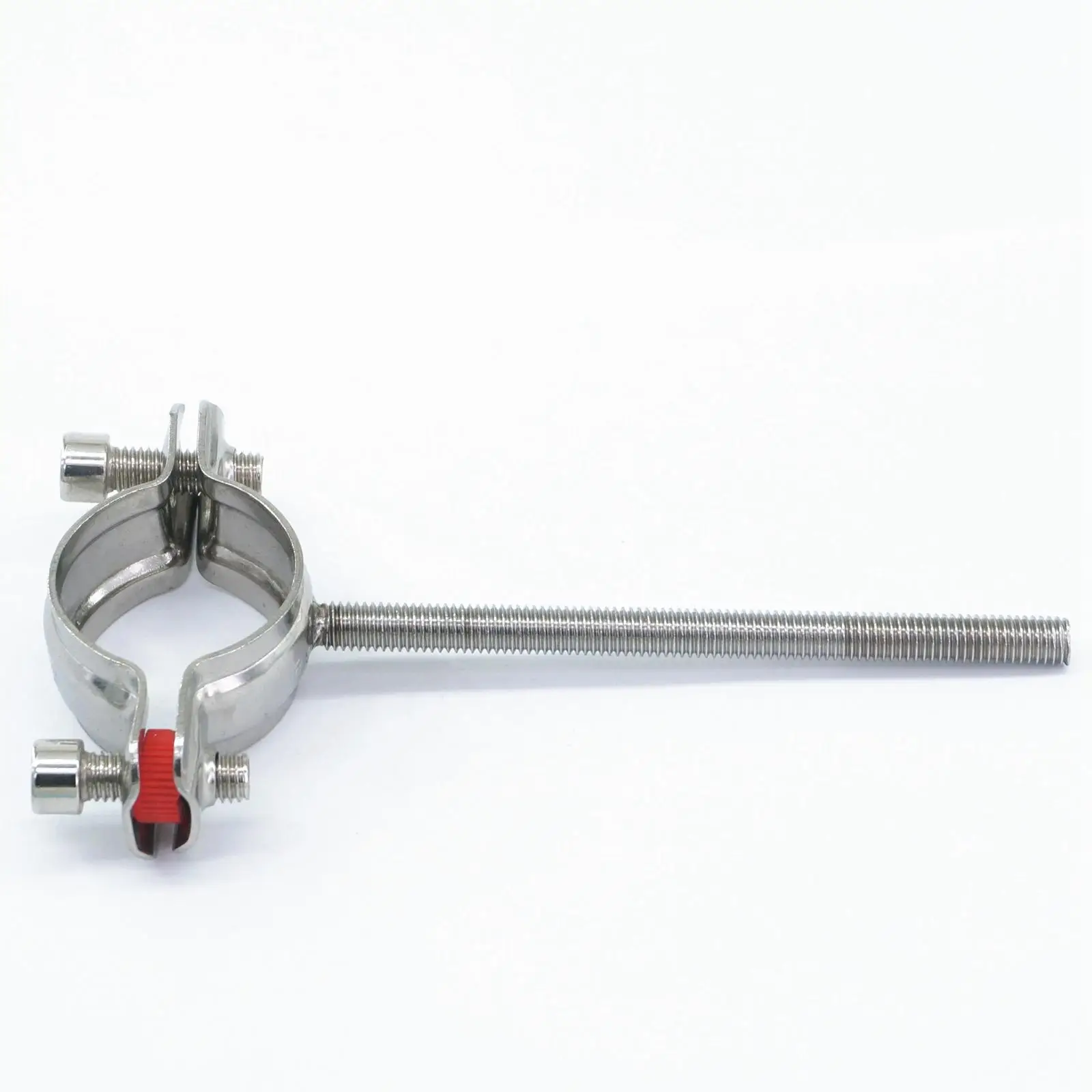 38-40Mm 304 Stainless Steel Thread Length 100Mm Clamp Clip Support Bracket dengan M8 Screw Pole