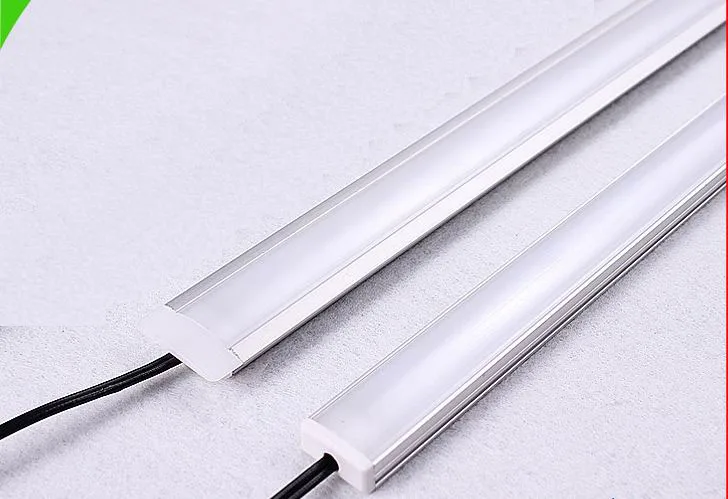 50pcs*50cm 144leds/m DC 12V SMD 5630 LED Hard LED Strip Bar Light Aluminium shell +pc cover LED Bar Light 5630