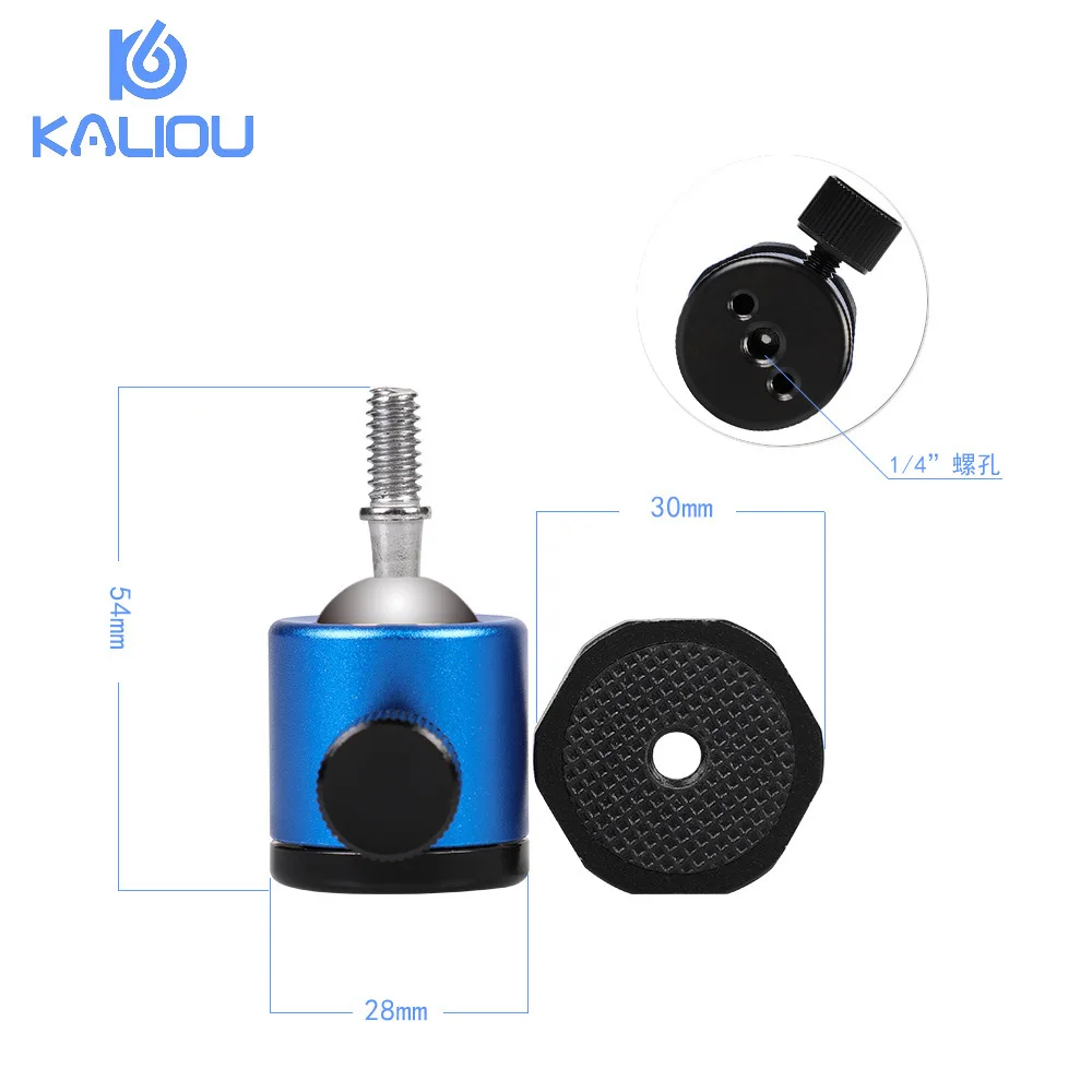 Universal Mini Tripod Ballhead หัว1/4 "3/8" สำหรับกล้องดิจิตอล DSLR Q29 II