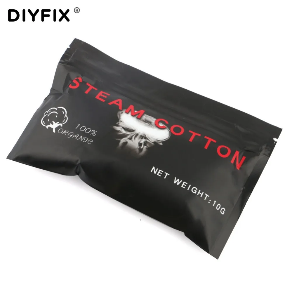 DIYFIX القطن العضوي لحم الخنزير المقدد كيندو Vape Cottons للسجائر الإلكترونية القابلة لإعادة البناء RDA RBA لتقوم بها بنفسك البخاخة بخار القطن التبعي