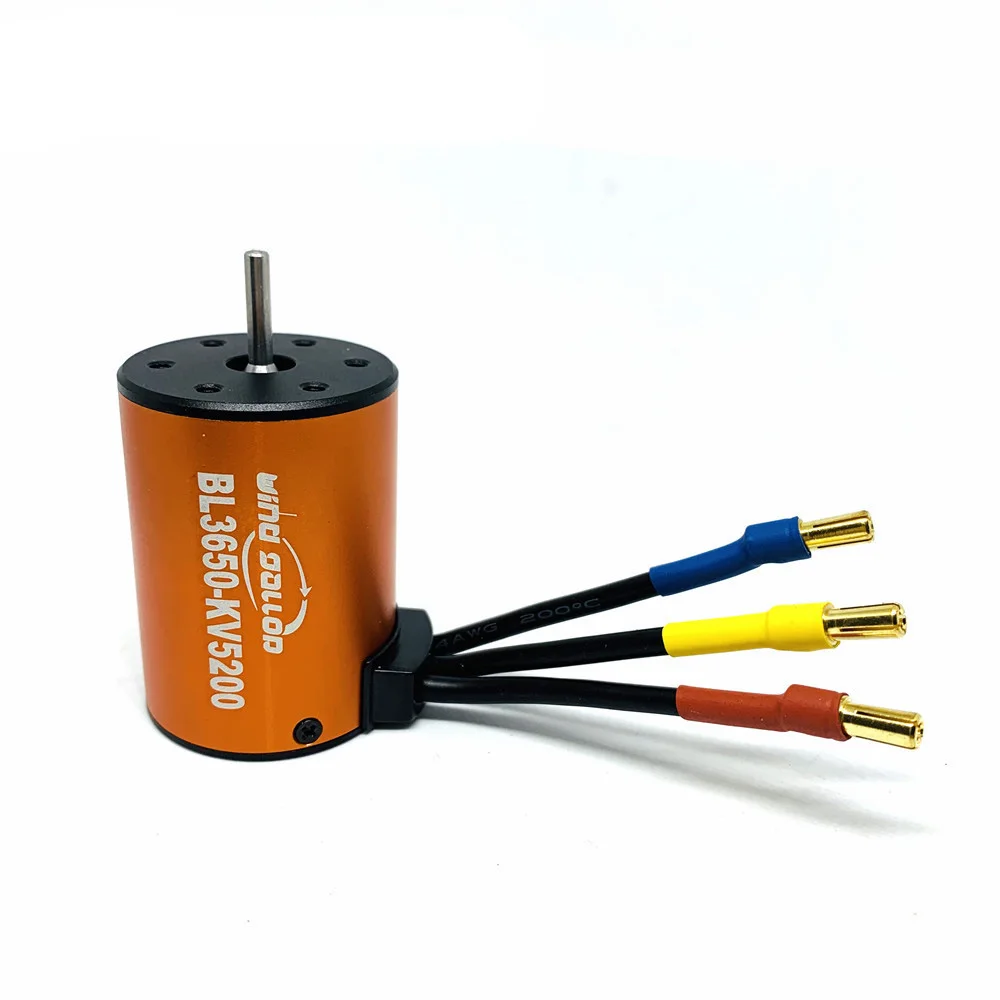 Waterproof Brushless Motor 1:10 BL3650 3900KV 4300KV 5200KV Sensorless Brushless Motor 4 Poles for RC 1/10 Car Boat