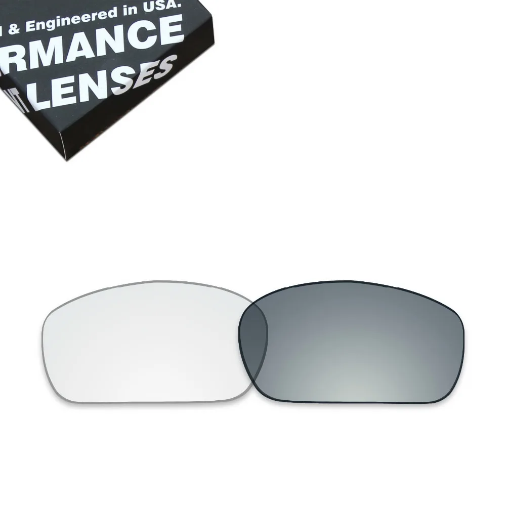 

Millerswap Replacement Lenses for Oakley Jawbone Sunglasses Photochromic Clear Color (Lens Only)