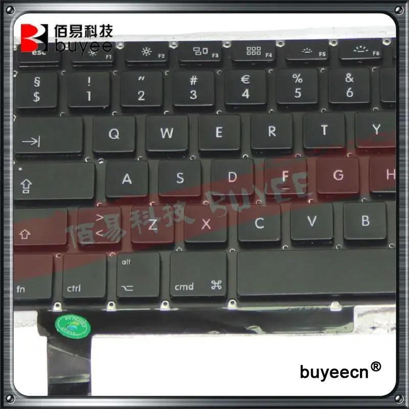 New A1286 Danish Denmark Version Keyboard 2009-2012 For Macbook Pro 15