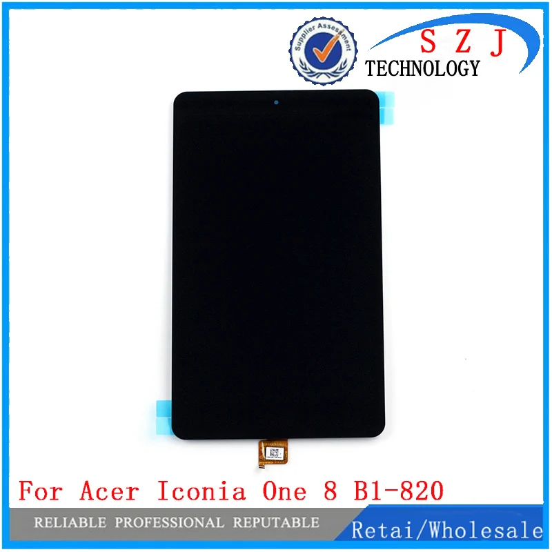 

Новый 8-дюймовый ЖК-дисплей для Acer Iconia One 8 B1-820 с сенсорным экраном, дигитайзер, стеклянная панель, переднее Сменное стекло