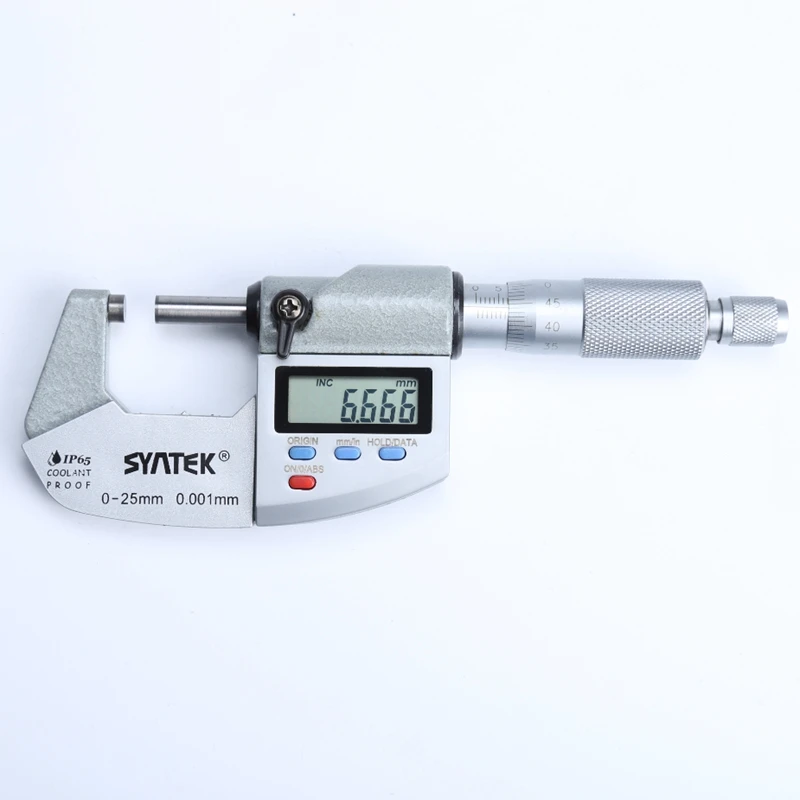 0.001mm IP65 Waterproof Digital Micrometer 25-50mm Electrical Outside Micrometers Caliper Thickness Gauge Meter Micrometro Tools