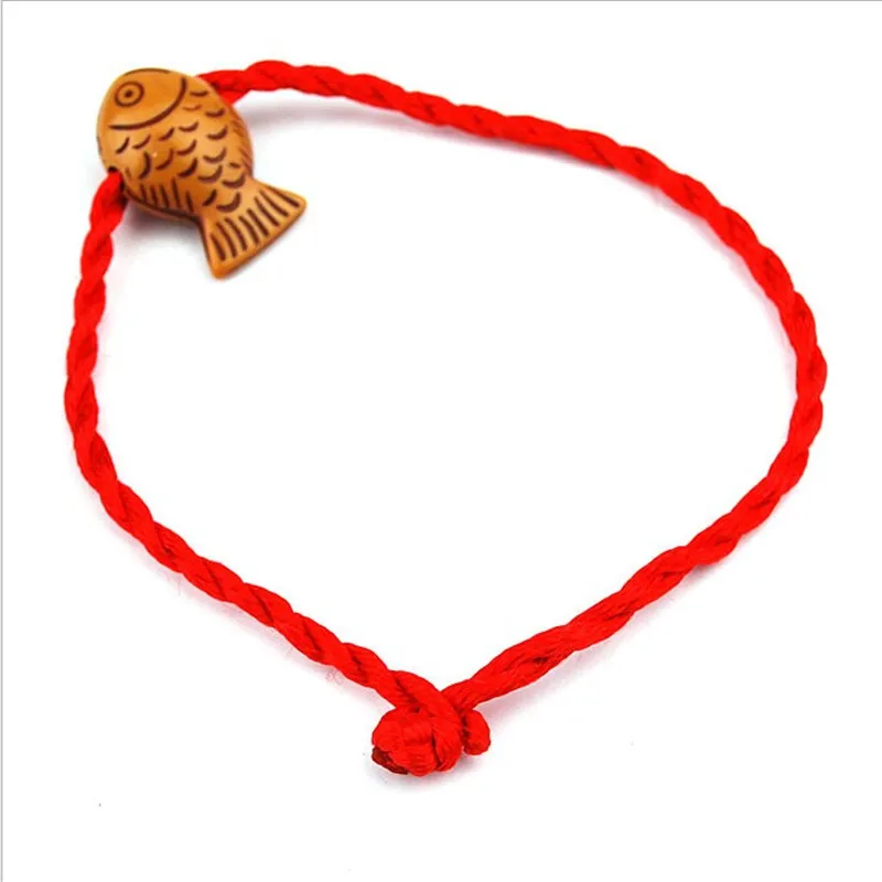 10PCS/Lot Ceramic Lucky Cat Red String, Chinese Style Red String, Chinese Red String For Kids ,Best Holiday DIY Gift For Child