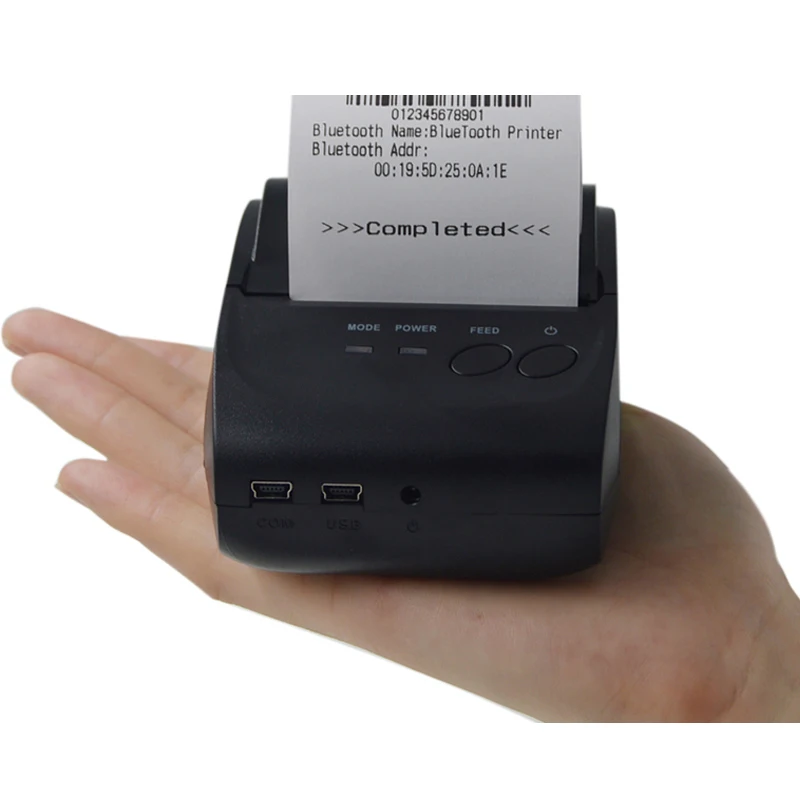 Imagem -05 - Mini Impressora Térmica sem Fio Bluetooth Android Sdk Livre 58 mm