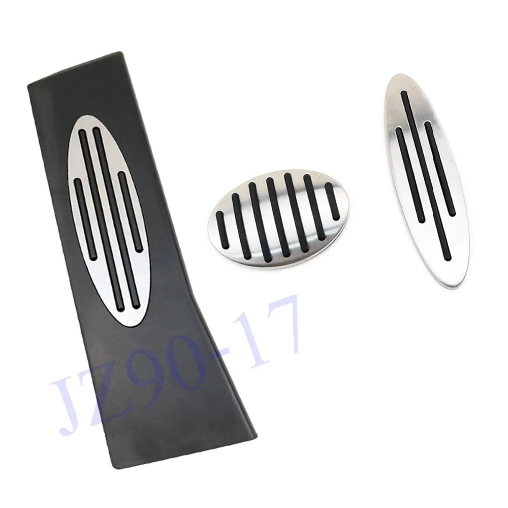 Car No drilling styling Stainless steel Footrest Gas Brake Pedal Pad Fit For MINI R56 F56 Cooper S Paceman Countryman