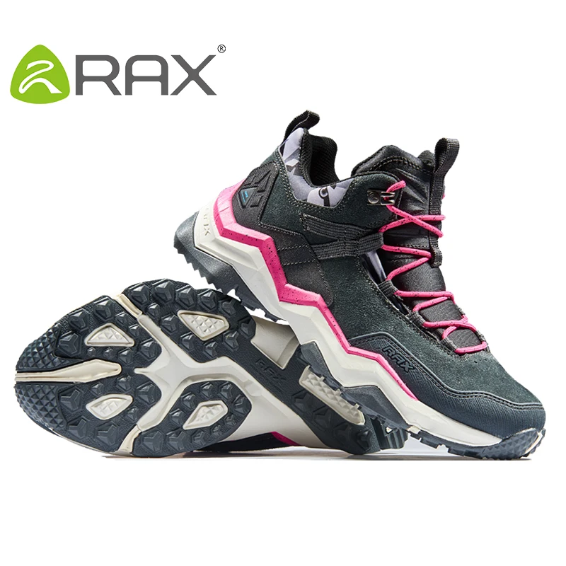 RAX – chaussures de randonnée imperméables pour femme, chaussures d\'extérieur, respirantes et antidérapantes, pour l\'hiver, pour professionnel