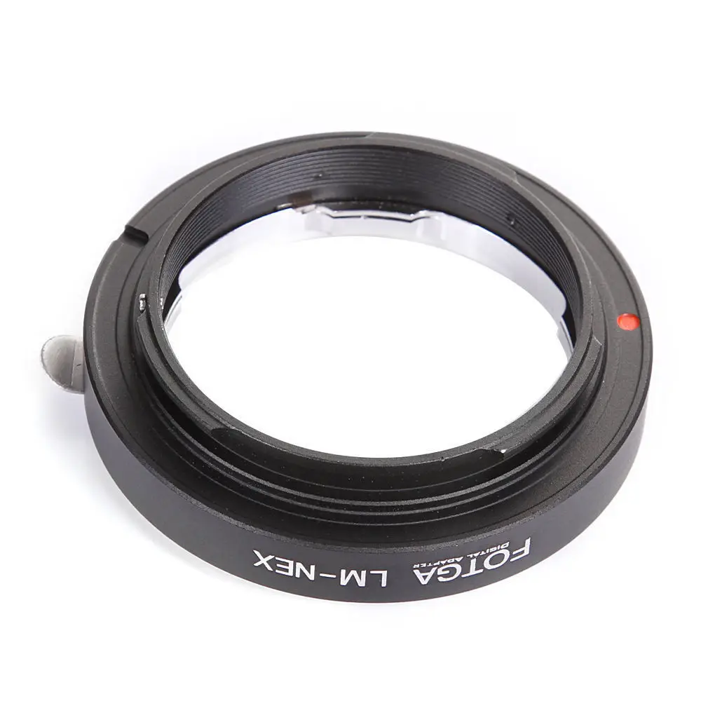 FOTGA LM-NEX Adapter Ring for Leica M Lens to Sony E Mount A7III A9 A7R A6000 A3000 NEX-7 6 5 3 5N 3VG10E VG20E