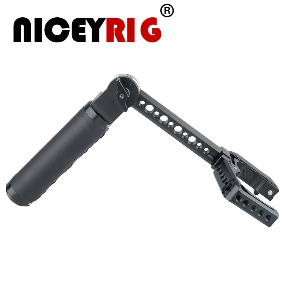 

Niceyrig Universal Adjustible DSLR Camera Stabilizer Ronin S Leather Dual Handle Grip Handgrip for DJI RoninS