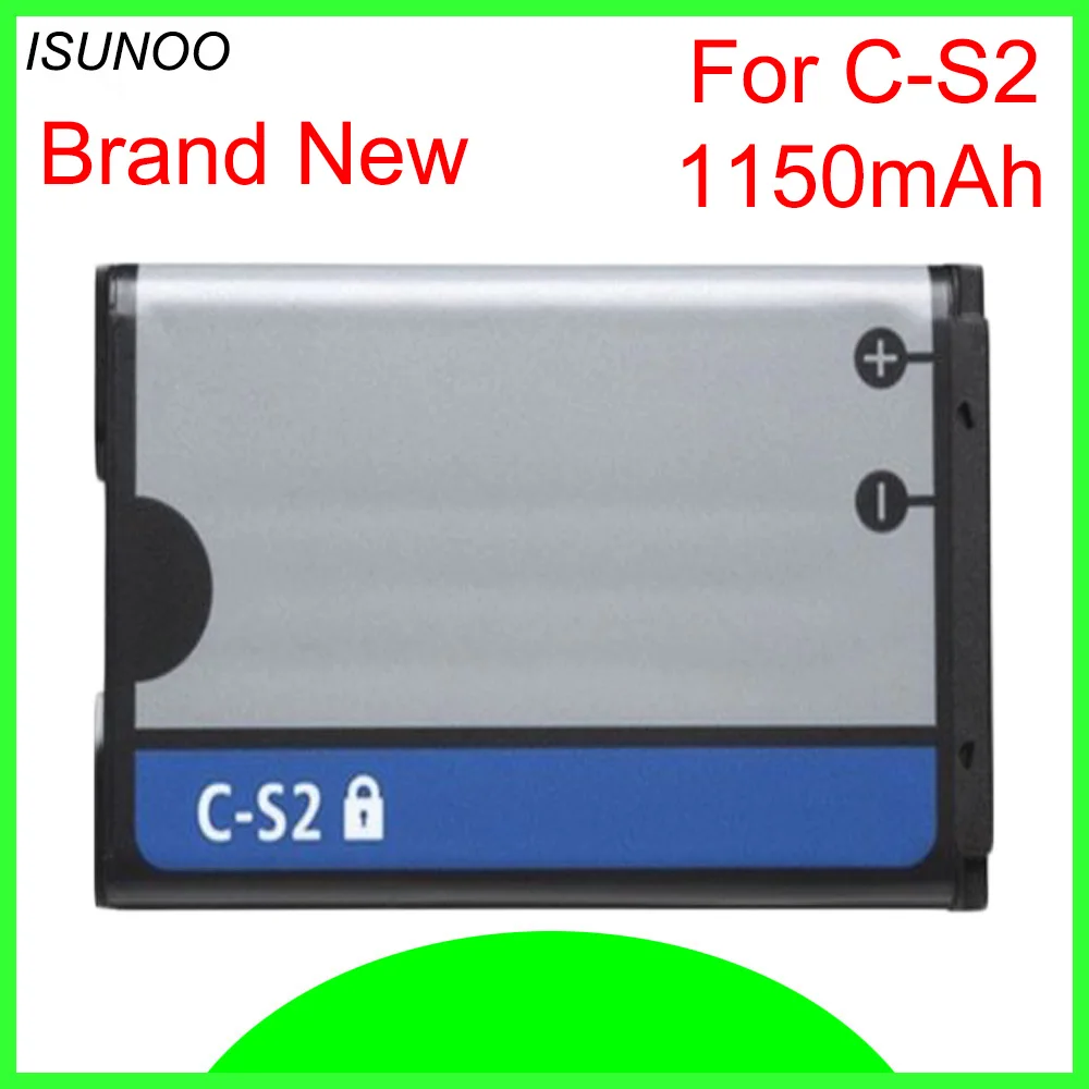 

ISUNOO 1150mAh C-S2 Phone Battery For Blackberry Curve 8300 8310 8320 8330 8520 8530 8700 8703e Batteries