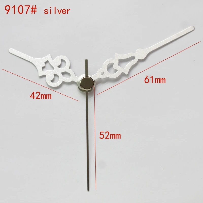 SKP Shaft Short Hands 9107# Silver (Just Hands) Metal Aluminum DIY Quartz Clock Accessory High Quality Kits