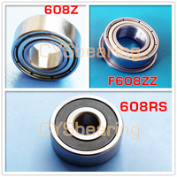 F608ZZ flange 608 608RS 8x22x7 3D printer Zro2 ceramic Ball Bearings Skateboard Scooter Roller Wheels non magnetic stainless