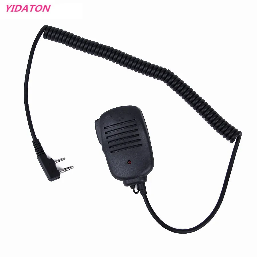 

Handheld PTT Speaker Mic FOR TYT F8 BAOFENG UV5R MML UV100 Radio 2 PIN Microphone For Two Way Radios