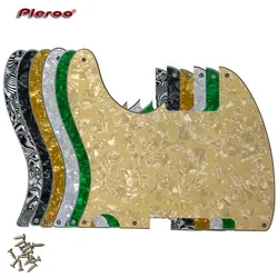 Pleroo Custom Parts -For US Left Handed Standard 5 Screw Holes 52 Year Tele Telecaster DIY Blank Guitar Pickguard Scratch Plate