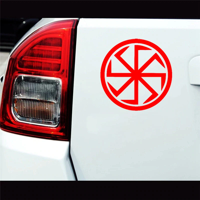 CK2201 #15*15 سنتيمتر kolovmouse تميمة السلافية قيمة مضحك سيارة ملصقا ملصق حائط من الفينيل أبيض/أسود ملصقات السيارات السيارات ل نافذة سيارة الوفير #4