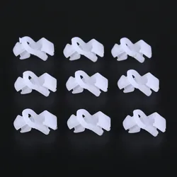 100x Universal Auto Door Round Head Lock Rod Clip Side Bumper Fender Panel Clips Plastic Rivet Fasteners Retainers Car Wire Clip