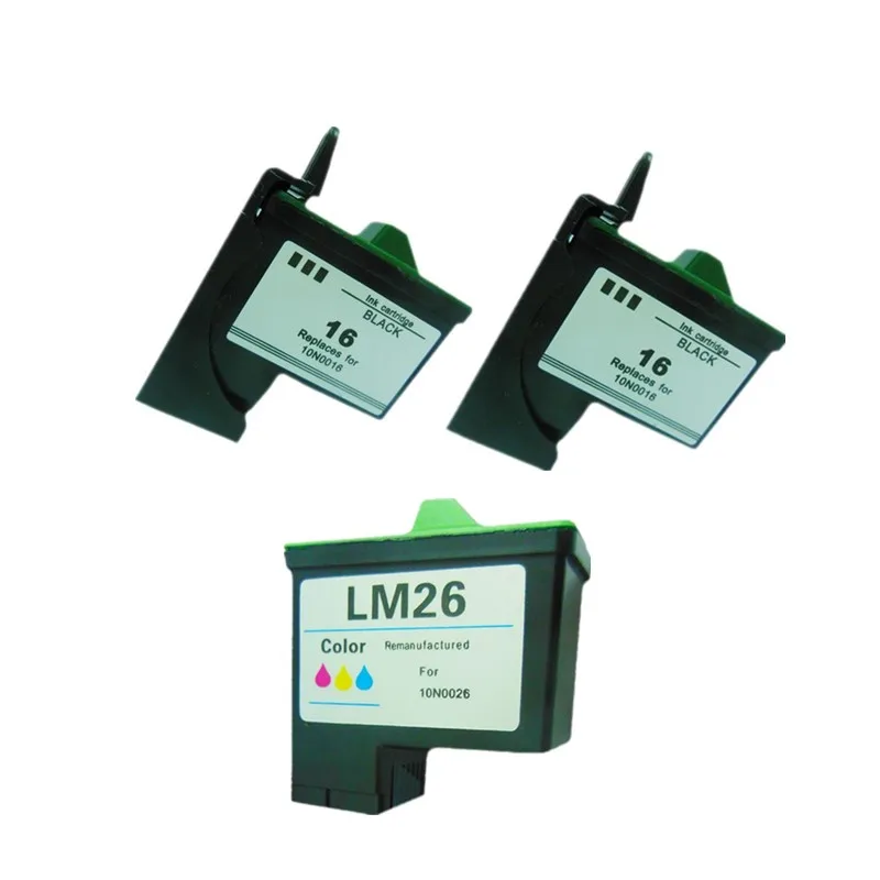 10N0016 10N0026 for Lexmark 16 26 Ink Cartridge LM16 LM26 for Lexmark i3/Z13/Z23/Z25/Z33/Z35/Z515/Z600 Printer Inkjet