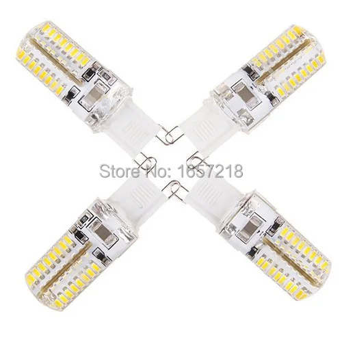 4pcs G9 LED Bulbs Silica Gel 3W 64 LED 3014 SMD Warm White Light Lamp For Living Room AC 220-240V Room Lighting