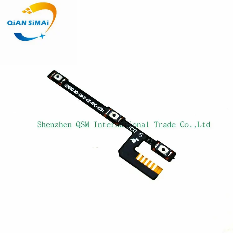 

QiAN SiMAi New power on/off & Volume up/down Buttons flex cable For Lenovo A7600 A7600-M A7600M Mobile phone