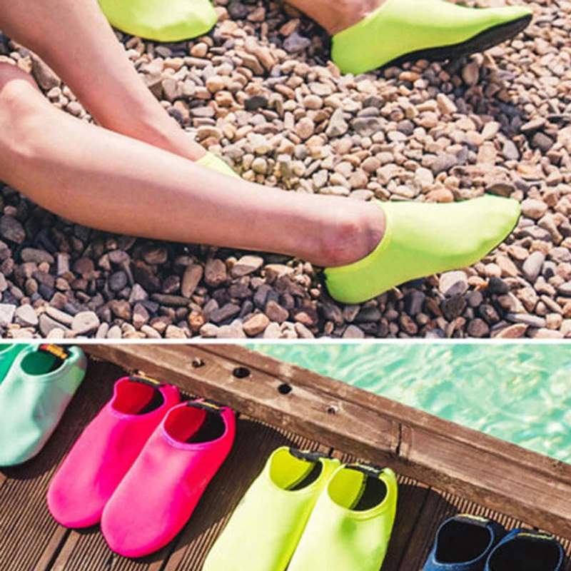 Calcetines de buceo con suela de neopreno para hombre y mujer, calzado de buceo, zapatos de agua, de secado rápido, antideslizantes, para natación,