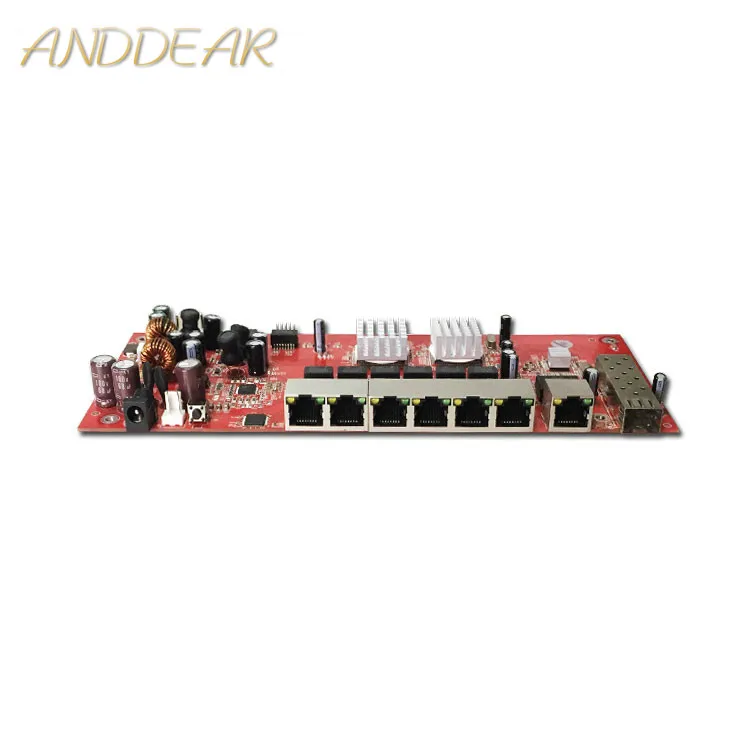 Industrial switch module 9 port gigabit SFP switch module support AF/AT  wifi bridge  outdoor cpe  network switch 1000mbps