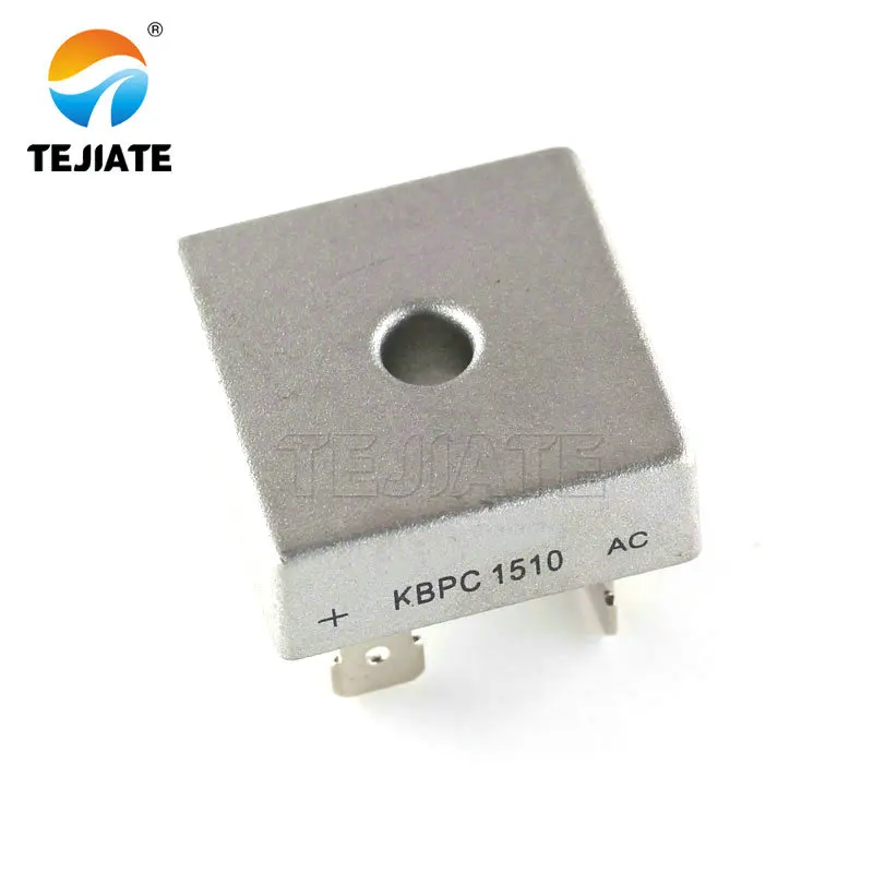 2Pcs KBPC1510 Bridge Rectifier Diode 15A 1000V KBPC 1510 Single Phase Full Wave 15 Amp 1000 Volt Electronic Silicon