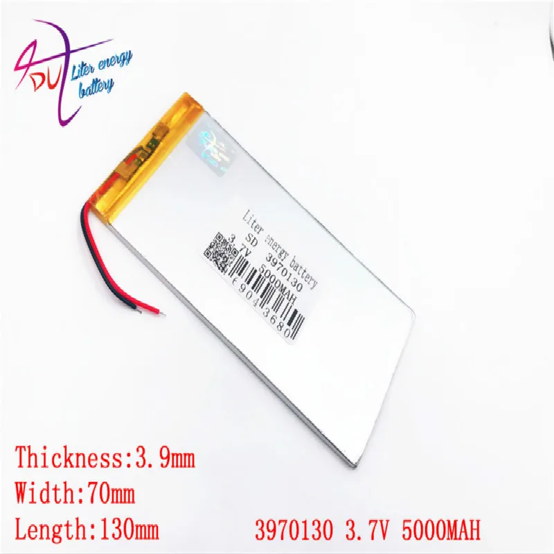 3.7V 3970130 4070130 5000mah Polymer lithiumion Battery With High Quality Li-ion Tablet pc battery For 7,8,9 inch tablet PC