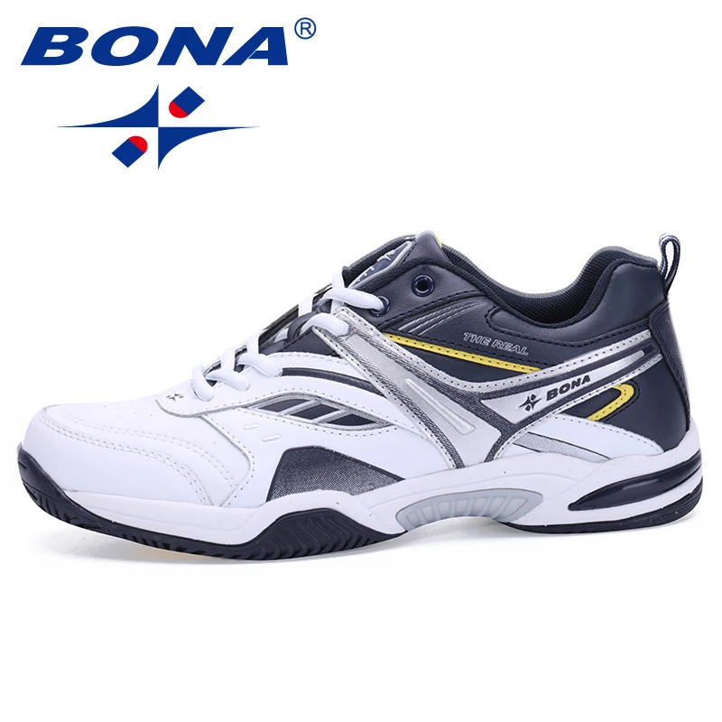 BONA New Classics Style Men Tennis Shoes Lace Up Men Sport Shoes Top Quality Comfortable Male Sneakers Shoes