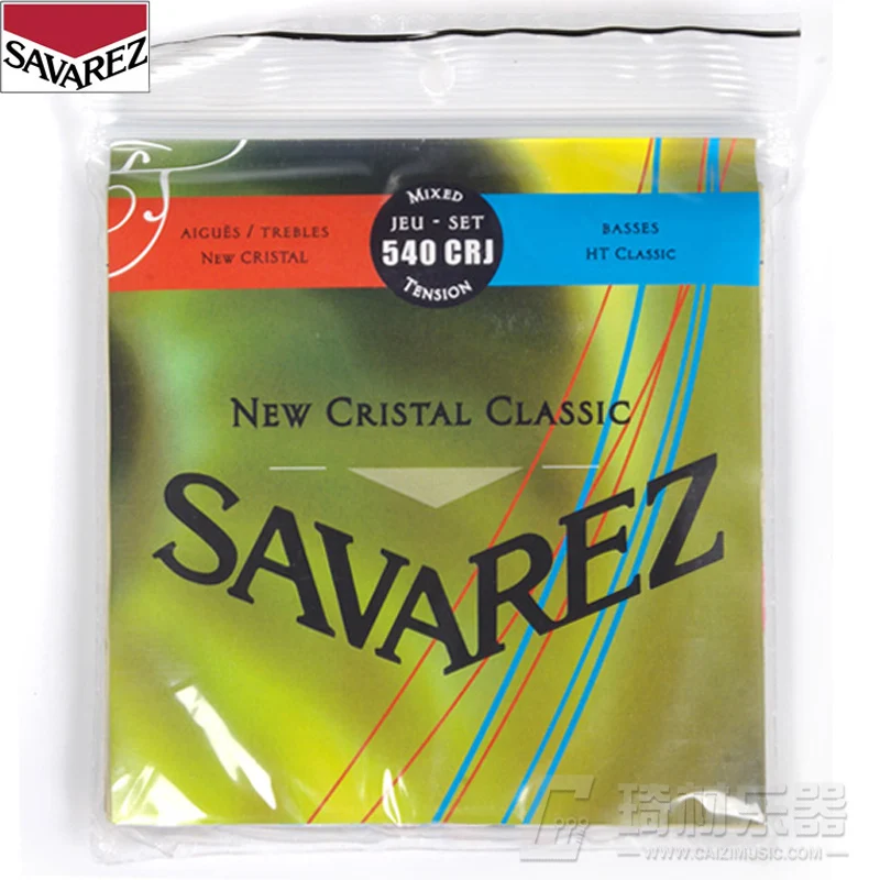 Savarez New Cristal/HT Classic Normal/High Tension Classical Guitar Strings Full Set 540CRJ