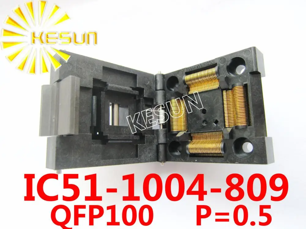 

ORIGINAL IC51-1004 QFP100 TQFP100 IC Test Socket / Programmer Adapter / Burn-in Socket ( IC51-1004-809 )