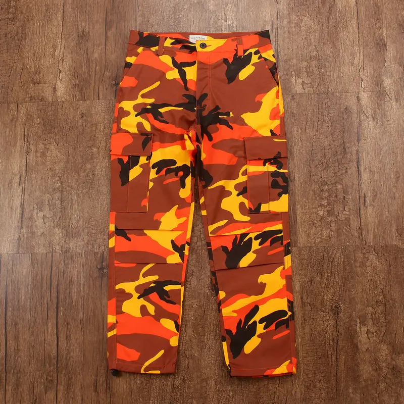 Camouflage Cargo Harem Pants 2022 Men Women Unisex Casual Streetwear Pockets Joggers Sweatpants Hip Hop Trouser Plus Size
