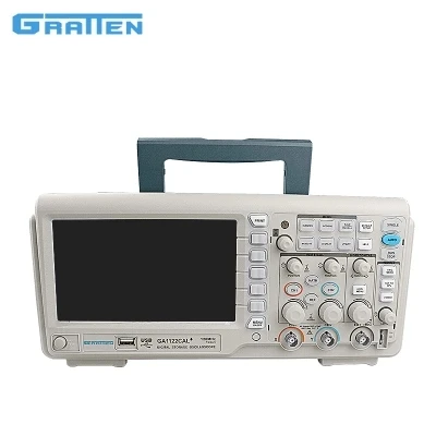 Fast arrival  ATTEN Digital Storage 200MHz Oscilloscope  2Channels 1GSa/s USB 7'' TFT LCD AC 110-240V GA1202CAL+