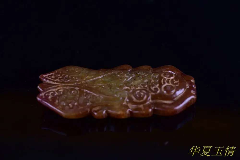 

Rare Old QingDynasty HeTian Jade cicada statue,hand carving crafts,best collection&adornment,free shipping