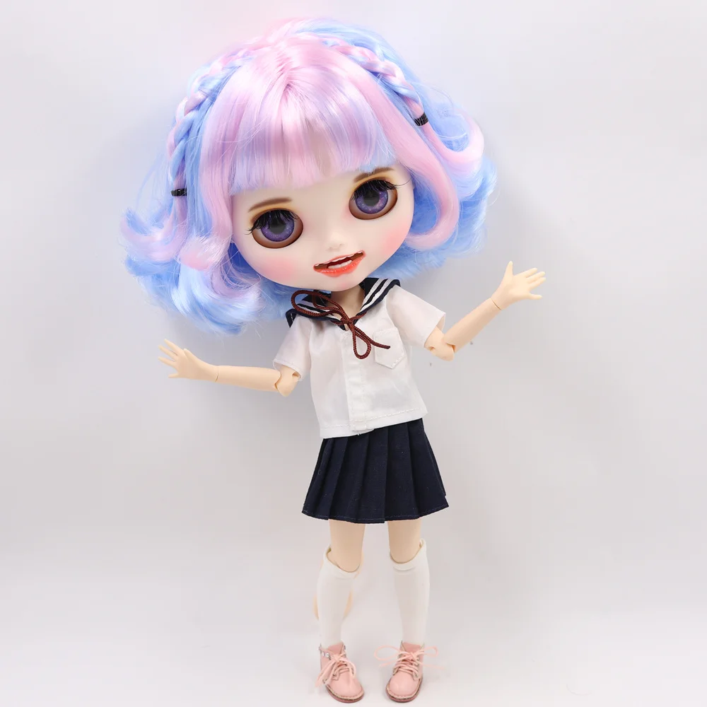 Outfit for Blyth doll School Uniform with stocking cosplay for the 1/6 BJD ICY dbs