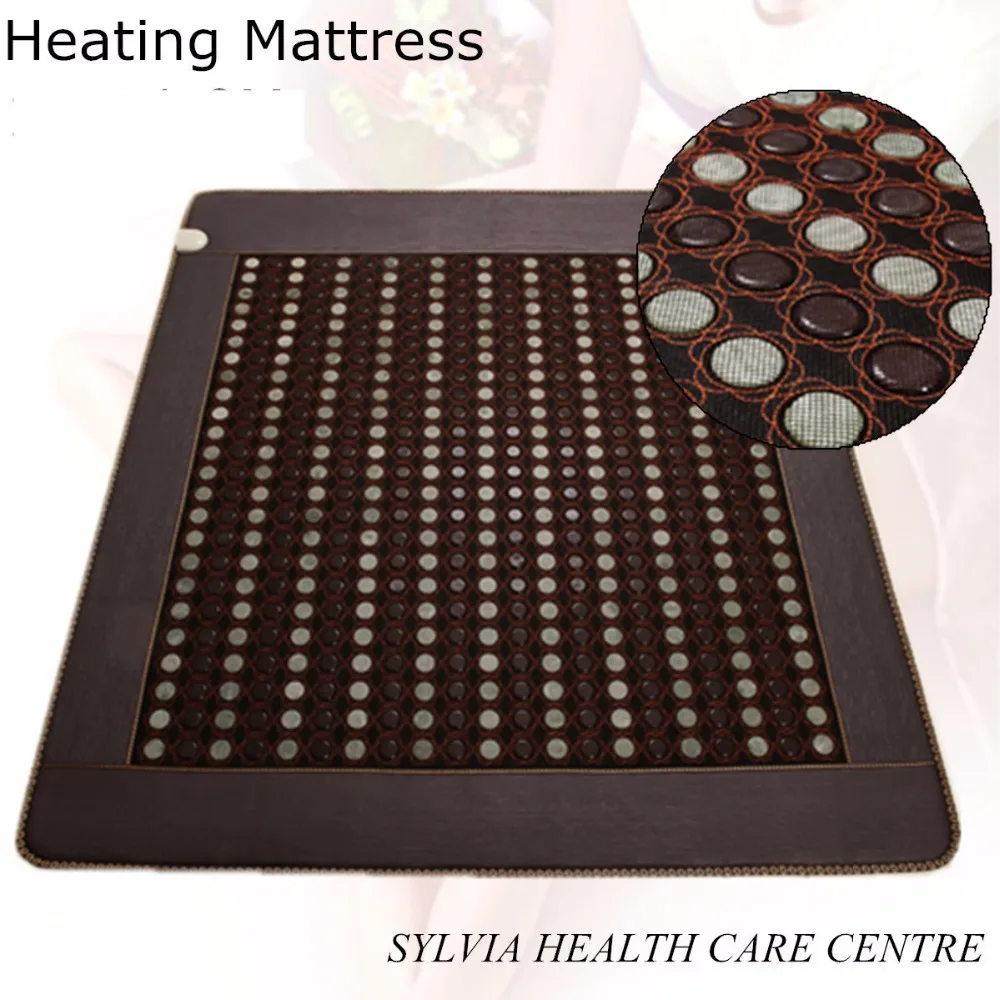 Free shipping tourmaline heating mattress infrared massasage mat  thermal pad  heating mattress Free Gift sleep eye cover