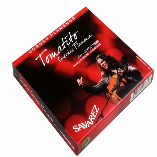 Imagen 2 del producto Cuerdas de guitarra Savarez originales, cuerdas de nailon Flamenco, guitarra T50R T50J, piezas de guitarra normales de alta tensión