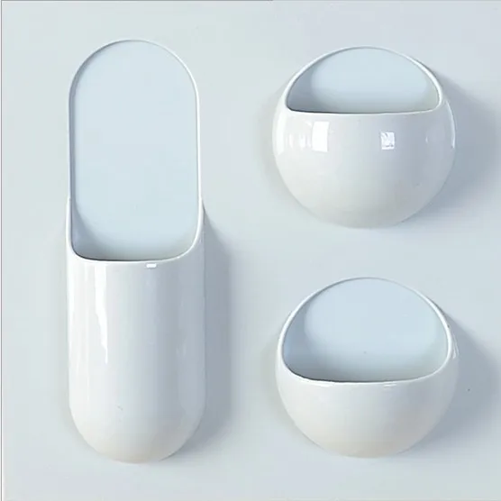 1PC Self-adhesive kitchen storage box organizer toilet bathroom storage rack wall shelf OK 0209