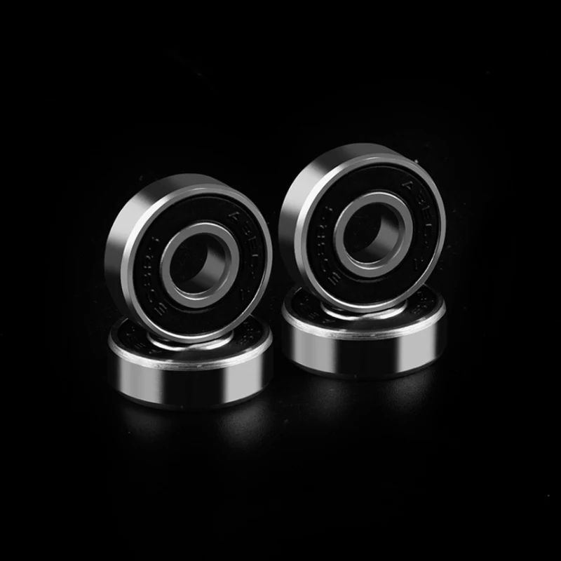 4Pcs 608 Skate Scooter Skateboard Wheels Spare Bearings Ball Roller Precision Shafts Bearing steel 608RS ABEC 9