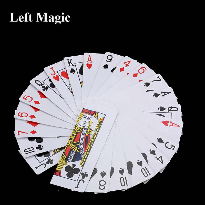 Large Card Fan Out From Hand Magic Tricks Stage Change Magic Props Classic Magic Fun Magic Accessories