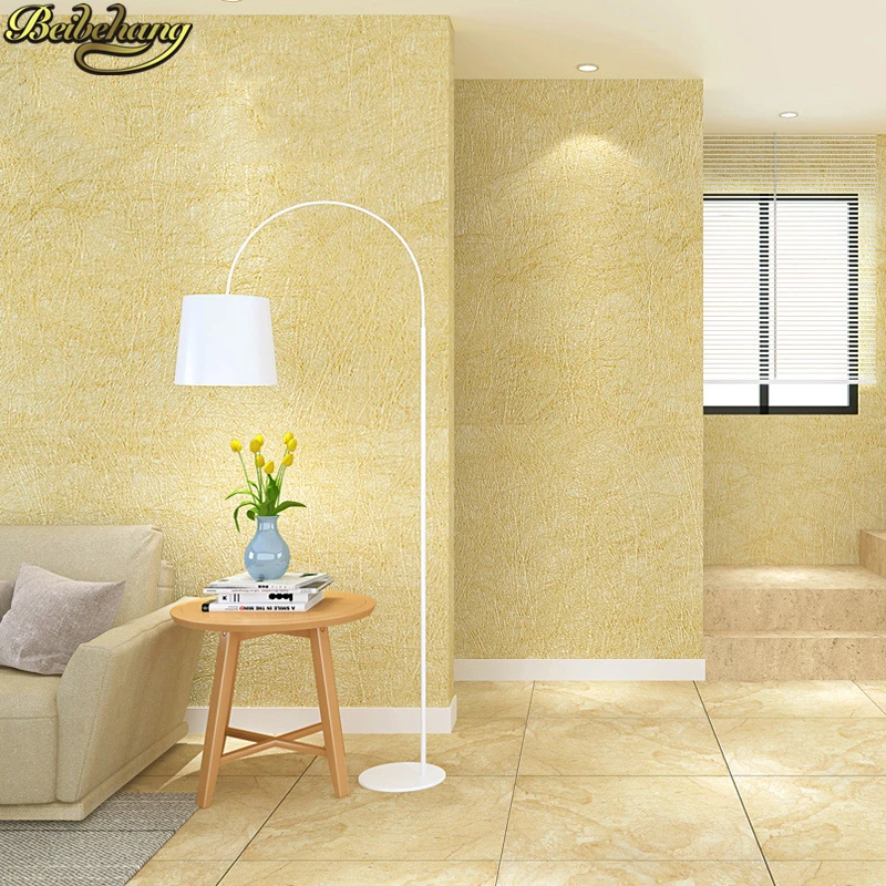 beibehang soild Silk wallpaper bedroom simple modern wallpapers for living room dormitory TV background wall paper decoration