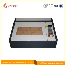 Free shipping 110/220V 50W 400*400mm CO2 Laser Engraver Cutter Engraving Machine 4040 Laser Cutting Machine with USB Sport