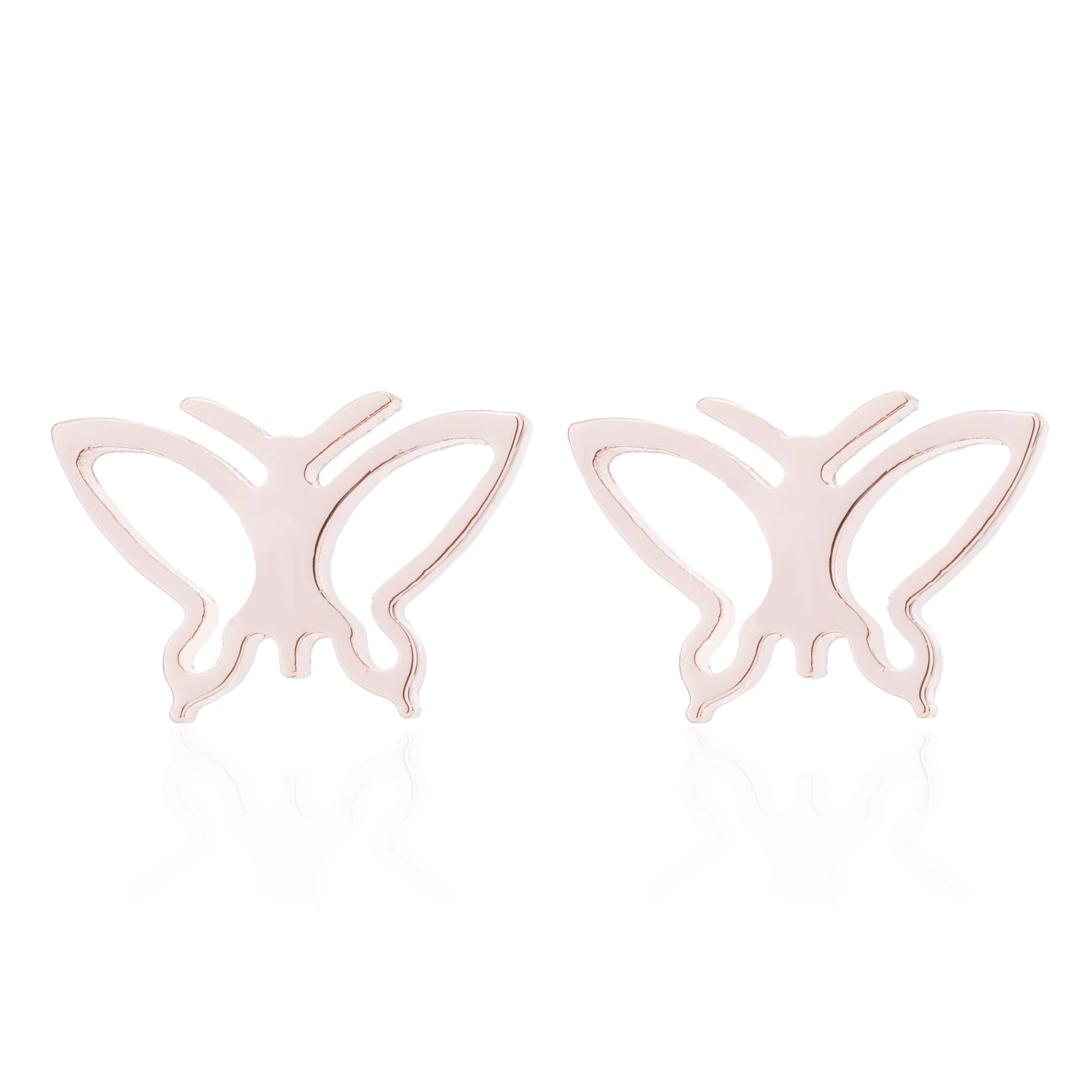 Stainless Steel All-matched Hollow Butterfly Earrings Personalize Animal Butterfly Earrings Brinco image 3